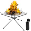 Portable Fire Pit - Foldable Fire Mesh