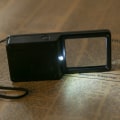 Miniatyrbillede 2 af 5: TG 1 Asfærisk Lommeforstørrelsesglas med LED-lysfunktion og sort