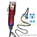 Miniatyrbillede 4 af 5: TG 8148/8591/8504 Elektrisk Hårtrimmer Power USB-opladning Sort onesize