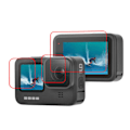 Pikkukuva 1 / 5: H9 Tempered Glass Tablet Screen Protector for GoPro Hero 11 10 9 Black Explosion-Proof Bubble-Free Transparent Protective Film