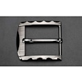 Miniatyrbillede 6 af 7: 1,5 tommer (38-40 mm) Bæltespænde Enkelt Stift Firkantet Udskiftningsspænde til Mænd Kvinder Bælte Grå04 Grå04 Grå04