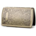 Miniatyrbilde 2 av 5: Høy kvalitet stål etui, vintage etui med gravering