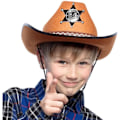Miniatyrbild 2 av 3: TG Sheriffhatt för barn, brun One Size