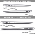 Miniatyrbild 5 av 5: Skal för Macbook Air 13,3 tum (A1369 / A1466) - Matt frostat Ora Orange