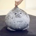 Miniatyrbild 5 av 5: Chubby Blob Säl Kudde, Fylld Bomulls Plysch Djurleksak Söt Ocean Small (13 tum)