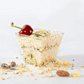 Miniatyrbillede 4 af 5: 100 stk Dessert Kopper Stabelbare Klare Kvadratiske Dessert Kopper til Fester 100 stk
