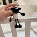 Pikkukuva 2 / 3: 1 kpl Uusi Shaun the Sheep -piirretty kashmir-avaimenperä animaatio Surro