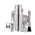 INF Cocktail set Double shaker 750ml Stainless steel Silver 10 pieces