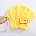 Miniatyrbilde 3 av 5: TG Hårhåndkle 3-pakning, hurtig tørkende mikrofiber hårhåndkle, lys gul