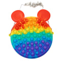 Miniatyrbillede 2 af 5: Tryk-Boble Fidget Legetøj Sensorisk Legetøj Simpel Dimple Pung Håndtaske Rainbow Mickey