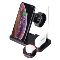 Miniatyrbillede 1 af 5: TG 4 i 1 Trådløs oplader til Airpods, Apple Pen, Apple Watch, Mobil Hvid
