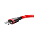 Pikkukuva 2 / 3: 2m Lightning - USB-kaapeli Apple iPhone X 6 7 8:lle - punainen