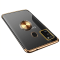 Pikkukuva 5 / 5: TG Suunniteltu Kotelo Renkaalla - Samsung Galaxy A21S Hopea