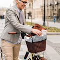 Miniatyrbillede 2 af 5: Cykelkurv regnslag foran, vandtæt trådkurv cover foring sort