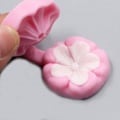 Miniatyrbillede 2 af 3: Kirsebærblomst Flydende Silikon Sukkerpasta Bageform