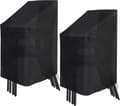 Vattentäta trädgårdsstolsöverdrag, 2-pack, Oxford 210D med dragsko, 75x75x120cm