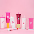 Pikkukuva 4 / 5: Barbie Tumlare, Vaaleanpunainen Akryyli Vesiallas, Valkoinen ja Vaaleanpunainen, Yksi Koko