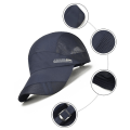 Miniatyrbillede 5 af 5: Galaxy Hatt Mesh Justerbar Hip Hop Platt Mode Løbe Mesh Visir Cap (Lyseblå)