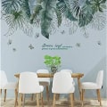 Miniatyrbillede 4 af 5: Tropiske Planter Væghæng Dekoration Palmblad Væghæng Soveværelse Stue Entré Væghæng 3d Tredimensionale Væghæng Livin