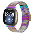 Miniatyrbilde 1 av 4: Fitbit Versa 3 armbånd i rustfritt stål seven colors