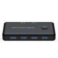Miniatyrbillede 1 af 5: USB KVM Switch USB 3.0 2.0 Switcher KVM Switch til Windows10 PC Tastatur Mus Printer 2 computere deler 4 enheder 5 Gb hurtigt