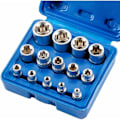 Miniatyrbillede 1 af 5: DEBUNS 14 stk. E4-E24 E-Torx Hex Hun Torx Top Sæt