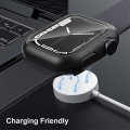 Miniatyrbillede 5 af 5: 2 stk. 41/45 mm ur med skærmbeskyttelse til Apple Watch Case 7 sort 45 mm