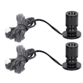 Miniatyrbild 3 av 5: Dimbar Mini Spotlight 5V Mini LED Spotlight 1 till 2 Spotlights med Dimmer för Display Smyckeskåp Veranda [Db] Svart Black Natural Light