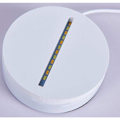 Miniatyrbilde 4 av 5: WJ 3D Illusionslampe Havfrue Stemningslys 7 Fargeskiftende Akryl LED Nattlys USB-kabel Soverom Skrivebordsdekorasjon