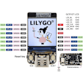 Miniatyrbild 5 av 5: T-qt Esp32-s3 Gc9107 0,85 tum LCD-skärm i fullfärgsmodul Bärbar utvecklingskort Wifi Bt trådlös kommunikation Gör-det-själv-utvecklingskort--