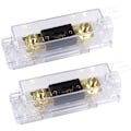 Miniatyrbilde 1 av 5: 100A ANL Sikringsholder 100A ANL Sikring Gull Blad Bil Bilstereo Lyd Strøm Sikkerhet Beskytt Forgylt for 0 2 4 Gauge