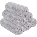 Miniatyrbild 1 av 5: TG Mikrofiber Ansiktshanddukar Ultra Mjuk Bambu Kol Ansiktstvättlappar Ansiktsduk för Bad 12 tum X 12 tum