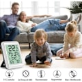 Miniatyrbild 2 av 5: Digital inomhushygrometertermometer med hög precision, ℃/℉