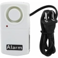 Miniatyrbild 1 av 3: Smart Strömstängningslarm Automatisk 120db AC 220v Ström Avstängningslarm Varning Siren Ström med 9v batteri (ingår ej) För Hushållsapparater 1