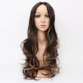 Pikkukuva 4 / 5: TG Pitkä Aaltoileva Synteettinen Peruukki Naisille Gradientti 24 Tuumaa Natural Curly W