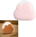 Sky Night Light med 4 lysmoduser, USB oppladbar silikon bærbar lampe med håndleddsstropp for soverom, camping, reise, søt gave til barn, rosa