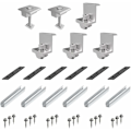 Miniatyrbilde 1 av 5: Solcellepanelmontering, Solcellepanelbrakett, Solcellepanelmonteringssett, Solcellepaneltilbehør for takkraftverk, Metallpanelmontering på tak