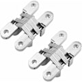 Pikkukuva 1 / 5: Näkymättömät saranat, piilosarana huonekalujen laitteistoon, taitto-oveen, 2 kpl (118MM28MM)