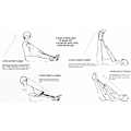 Miniatyrbilde 5 av 5: Elastisk roddmaskin Multifunksjonsenhet Mage Action Bodybuilding Trening