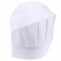 Miniatyrbillede 2 af 3: Chef Hattar 20-pak Vita engangs Kock Toques 23cm