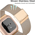 Pikkukuva 2 / 3: Fitbit Versa 2 Ranneke Säädettävä Ruostumaton Teräs