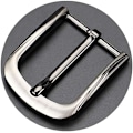 Miniatyrbillede 6 af 7: 1,5 tommer (38-40 mm) Bæltespænde Enkelt Pind Firkantet Udskiftningsspænde til Mænd Kvinder Bælte Grå03 Grå03 Grå03