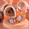 Pikkukuva 4 / 5: Ekorrhus Minibur Plyschfoder Husdjur Sovsäng Hamster Hedgehog Varmbo Husburtillbehör Qinhai (Koko, väri: L-oranssi