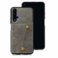 Pikkukuva 1 / 5: TG Vahva Kotelo Korttitaskulla - Huawei Nova 5T Harmaa