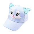Pikkukuva 2 / 5: Barnflicka Tecknad Katt Paljetter Öron Cap Snapback-hatt för småbarn