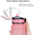 Pikkukuva 4 / 5: 1000 ml vuotamattomat juomapullo, urheiluvälipullot suolalla (musta)