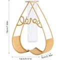 Miniatyrbild 4 av 5: Glasvas Ins Nordic Style Hydroponisk Geometrisk Form Ornament