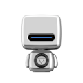 Miniatyrbillede 1 af 5: Mini Sød Bærbar Robot Bluetooth Højttaler (Grå)