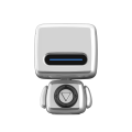 Pikkukuva 1 / 5: Mini söt bärbar robot Bluetooth-kaiutin (harmaa)