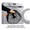 Miniatyrbilde 3 av 5: Ny Pelsbarn Beskyttende Hundeseng for Bil, Beroligende Hundeseng for Bil, Vaskbar Hundestol - Perfekt Dark grey xl